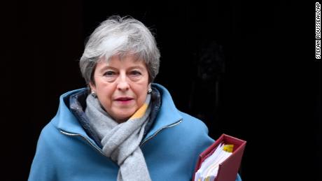 Prime Minister&#39;s Questions. Prime Minister Theresa May leaves 10 Downing Street, London, for the House of Commons to face Prime Minister&#39;s Questions. Picture date: Wednesday March 20, 2019. Photo credit should read: Stefan Rousseau/PA Wire URN:41875654 (Press Association via AP Images)