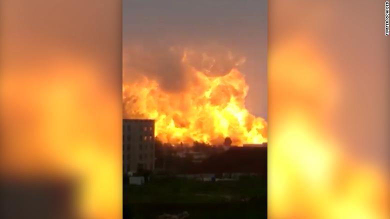 Image result for Dozens Killed As Huge Explosion Rips Apart Chinese Chemical Plant