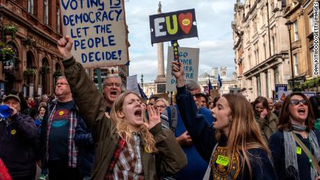 Abandon Brexit, say London marchers. But will lawmakers listen?