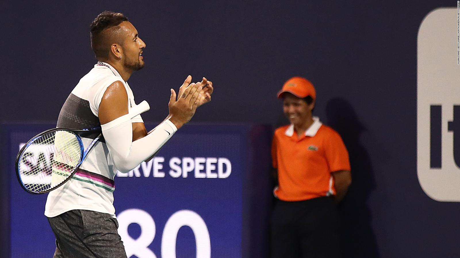 Nick Kyrgios in fan altercation at the Miami Open CNN