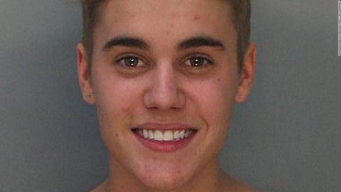 On January 23, 2014, &lt;a href=&quot;https://www.cnn.com/2014/01/23/showbiz/justin-bieber-arrest/index.html&quot; target=&quot;_blank&quot;&gt;Bieber was charged&lt;/a&gt; with drunken driving, resisting arrest and driving without a valid license after Miami Beach police say they saw the pop star street racing. Bieber later pleaded guilty to careless driving and resisting arrest. The plea agreement included a charitable donation and an anger management course.