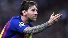 LONDON, ENGLAND - OCTOBER 03:  Lionel Messi of Barcelona celebrates after scoring his team&#39;s third goal during the Group B match of the UEFA Champions League between Tottenham Hotspur and FC Barcelona at Wembley Stadium on October 3, 2018 in London, United Kingdom.  (Photo by Laurence Griffiths/Getty Images)