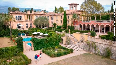 GRASSE, FRANCE - SEPTEMBER 06: The Chateau Diter, a magnificent Renaissance style property built over the years by its owner Patrick Diter in Grasse, is today threatened with destruction by the court which challenges the building permit.  in Grasse on September 06, 2017. (Photo by Philippe Petit/Paris Match via Getty Images)