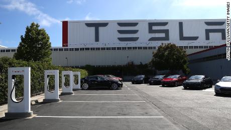 In its prior life, this Tesla factory in Fremont, California was a General Motors and Toyota plant.