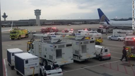 A United Airlines flight was diverted after a strong odor left passengers feeling ill