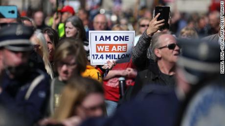 The UKIP rally was scheduled to conclude on March 29, the day the UK was originally meant to leave the EU. 