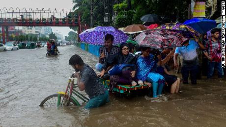 Catastrophic flooding in Bangladesh in 2017 destroyed at least 950,000 houses.