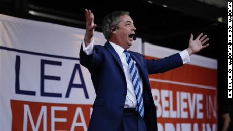 Police stop McDonald&#39;s from selling milkshakes near Nigel Farage rally