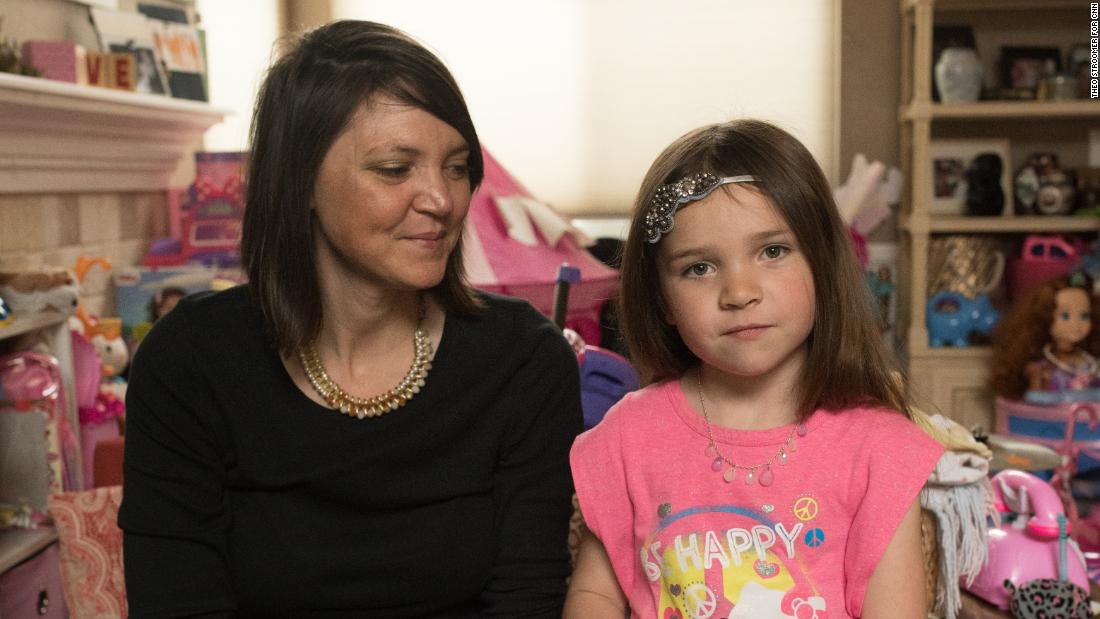 Rebecca Arthur and her 5-year-old daughter, Ivy, at their home in Westminster, Colorado.