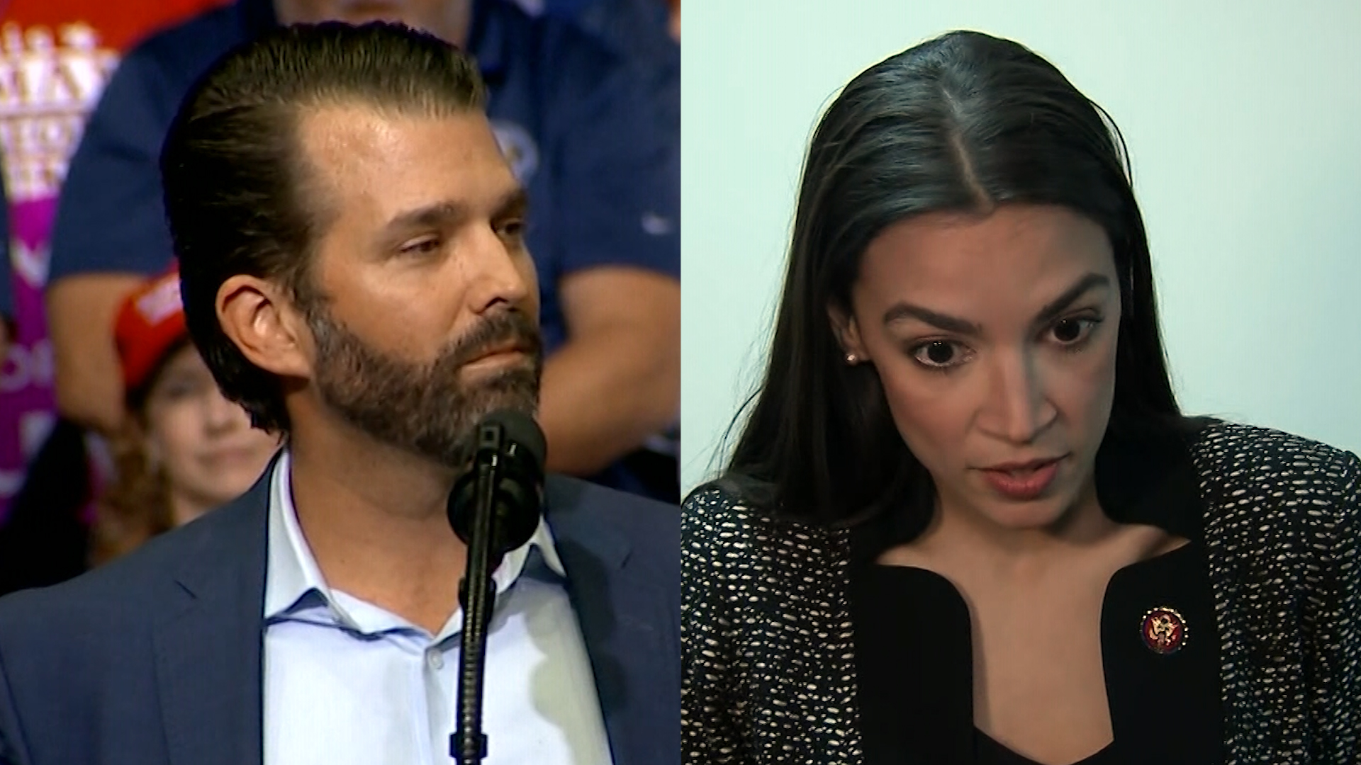 alexandria ocasio cortez donald trump jr