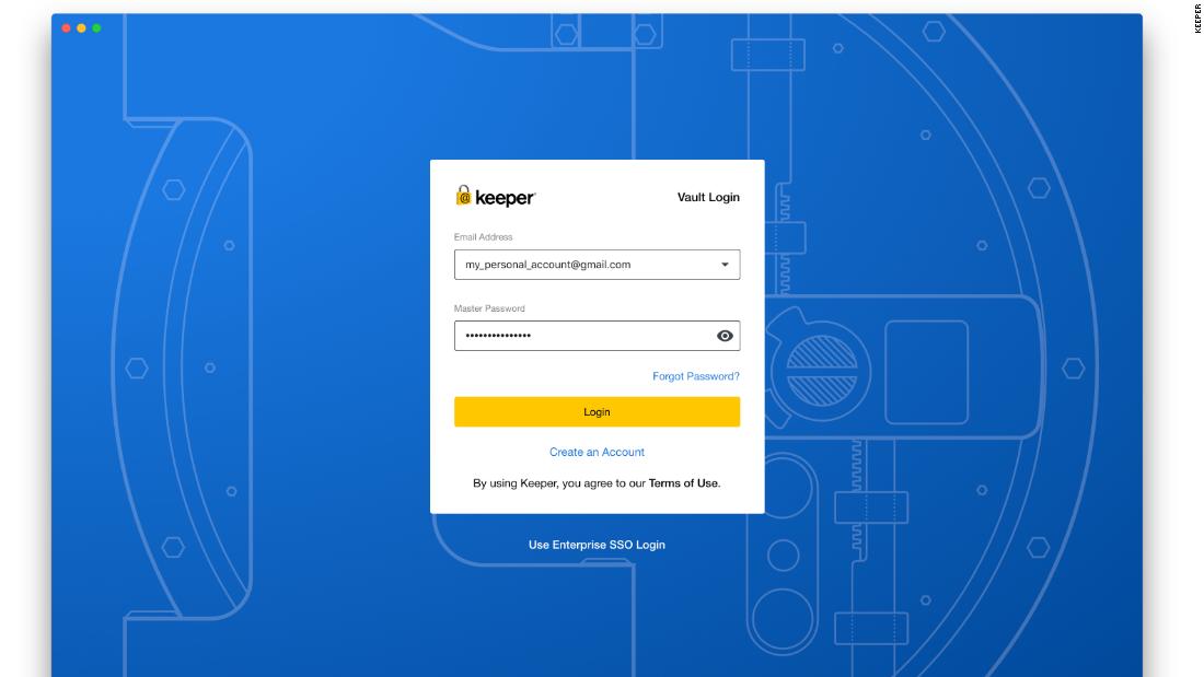 keeper password manager for families