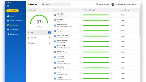 keeper password manager amazon