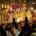 LONDON, ENGLAND - MARCH 29: Demonstrators march holding flags and placards during a pro Brexit rally on March 29, 2019 in London, England. Pro-Brexit supporters including the March To Leave joined together to protest at the delay to Brexit on the very day the UK and Northern Ireland should have left the European Union.  Former UKIP leader Nigel Farage addressed the crowd along with Members of the European Parliament and other high profile Brexiteers. At the same time MPs voted against the Prime Minister&#39;s Brexit deal for the third time. (Photo by Dan Kitwood/Getty Images)