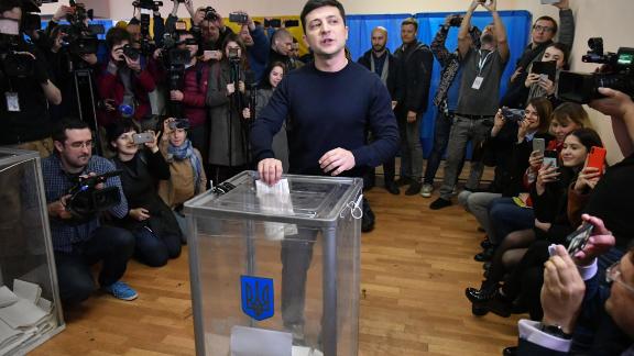 Ukraine election: Country's president is running against -- Vladimir