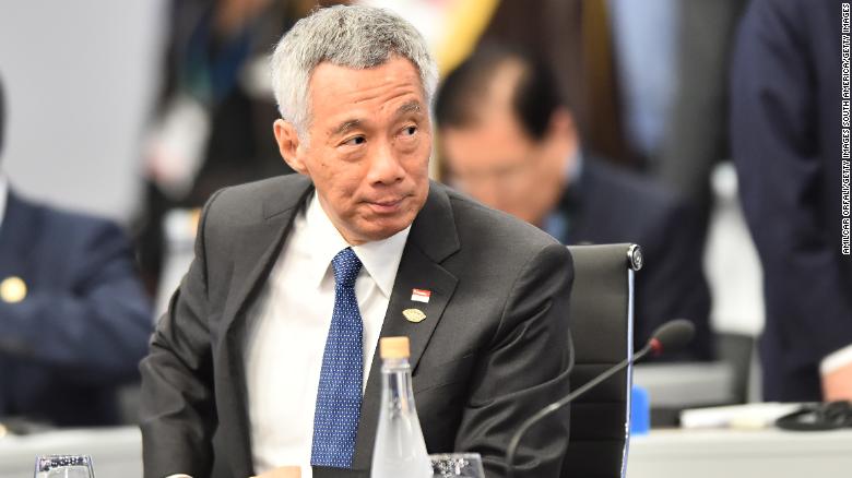 Singapore Prime Minister Lee Hsien Loong during the plenary session on the opening day of Argentina G20 Leaders&#39; Summit 2018 at Costa Salguero on November 30, 2018 in Buenos Aires, Argentina.