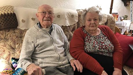 Harry and Serena Perkins in their home in Nuthall, Nottingham.