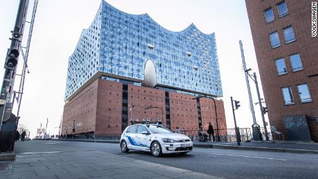 Self-driving cars are now on the streets of Hamburg