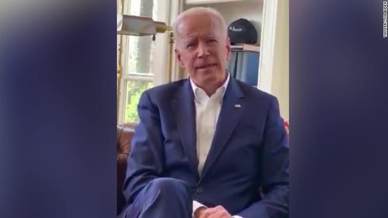 Watch Biden's video statement on personal space