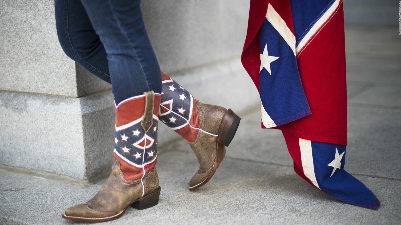 3502 RockinLeather Ladies Confederate Flag Boot | lupon.gov.ph
