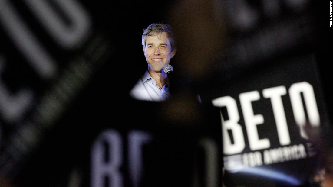 Beto O&#39;Rourke speaks at a campaign rally in Austin, Texas, in March 2019.