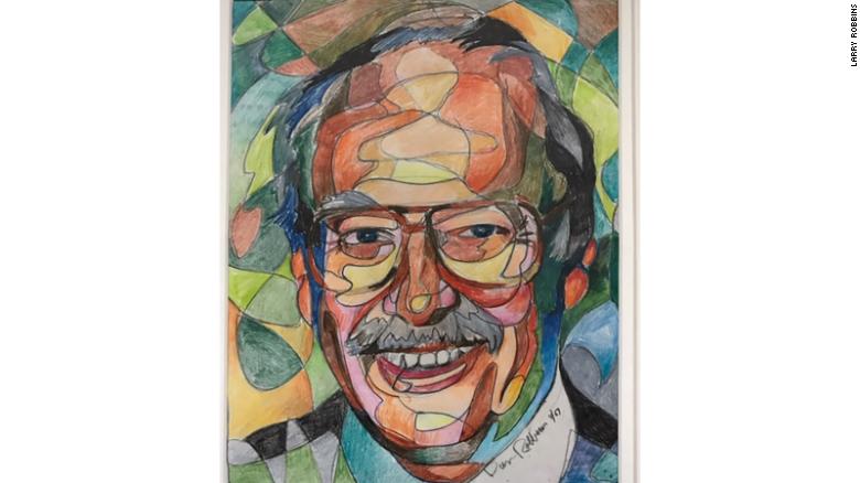 A portrait of paint-by-numbers creator Dan Robbins, who died on April 1 at the age of 93.