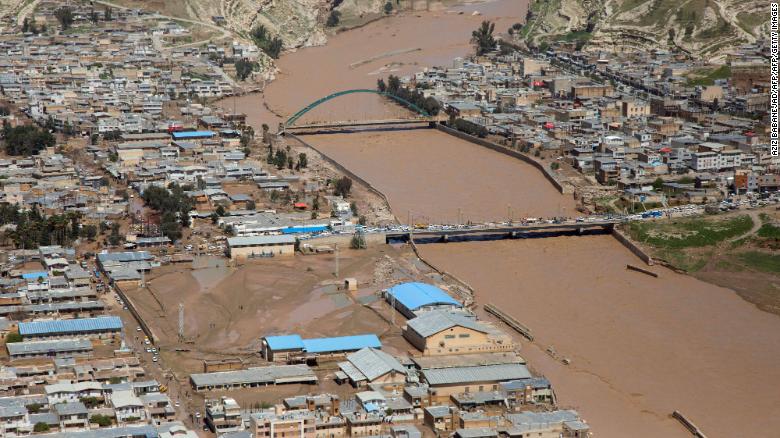 70 dead in Iran flooding after record rainfall