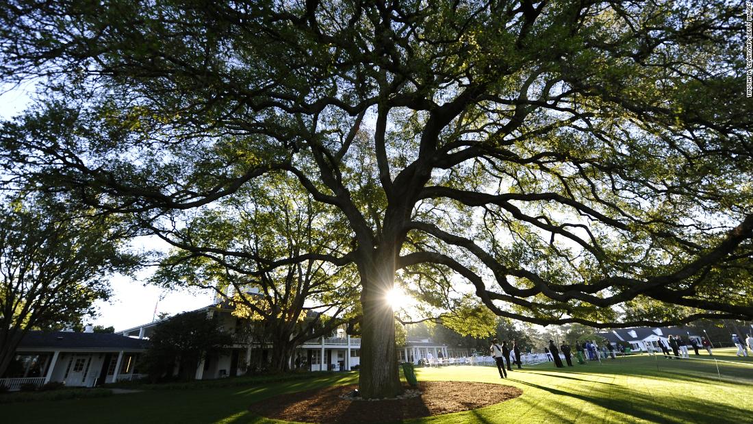 The famous old oak tree on the course side of the clubhouse is an iconic landmark and the traditional meeting place for the game&#39;s movers and shakers and media types with the correct credential. A familiar refrain of Masters week is: &quot;Meet you under the tree.&quot;