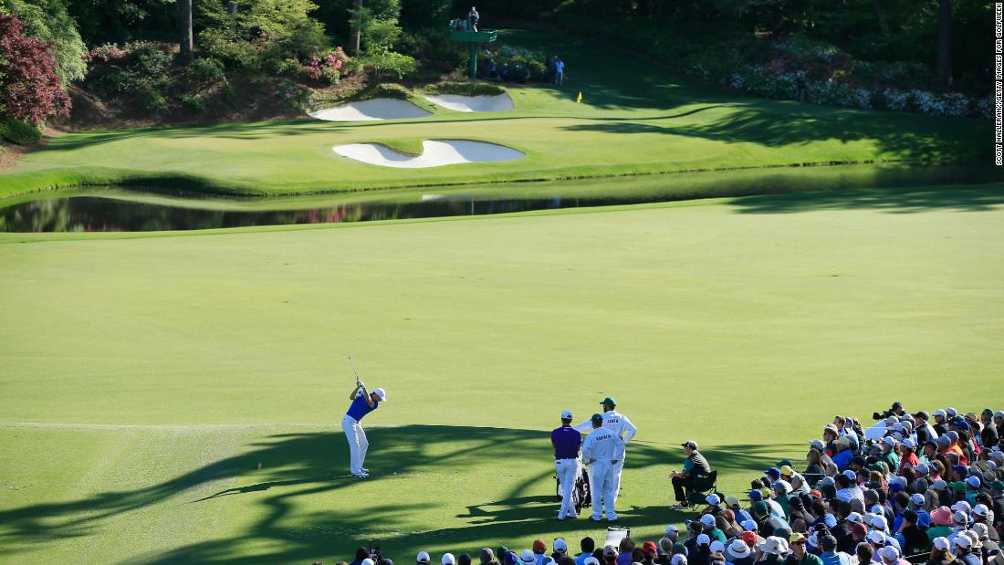 Perhaps the most famous short hole in golf, the par-3 12th sits at the heart of Amen Corner. Like a wolf in sheep&#39;s clothing, it is just 155 yards long, but Rae&#39;s Creek looms large in front and a devilish wind always swirling around the trees makes club selection tricky.