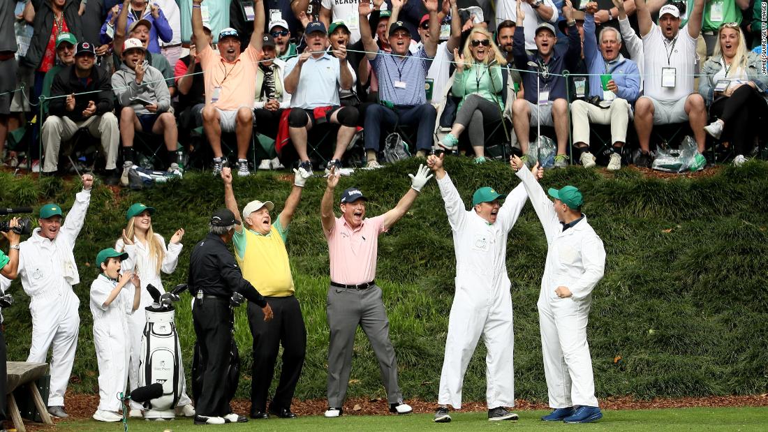 The Masters is forward looking but rooted in tradition, such as the pre-tournament Par-3 Contest, in which friends and family members caddie for the players and hit the occasional shot. Jack Nicklaus&#39; grandson Gary made a hole in one last year. Other traditions include the Champions Dinner, in which the holder chooses the menu and hosts the evening on the Tuesday of Masters week