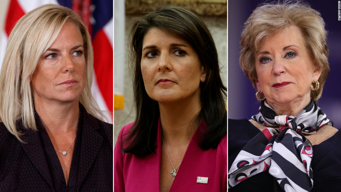 Trump S Cabinet Half The Women Are Gone Cnnpolitics