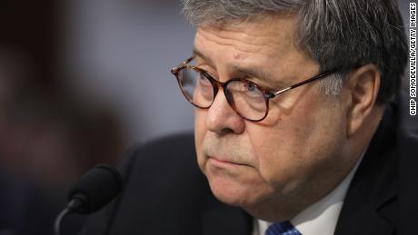 WASHINGTON, DC - APRIL 09: U.S. Attorney General William Barr testifies about the Justice Department&#39;s FY2020 budget request before the House Appropriations Committee&#39;s Commerce, Justice, Science and Related Agencies Subcommittee in the Rayburn House Office Building on Capitol Hill April 09, 2019 in Washington, DC. This was the first time Barr had testified before Congress since releasing a summary report of special counsel Robert Mueller&#39;s investigation into Russian interference in the 2016 presidential election. (Photo by Chip Somodevilla/Getty Images)