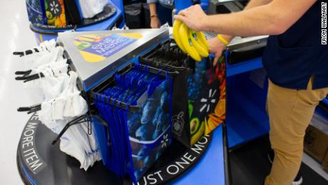 Walmart will sell 98¢ reusable bags at checkout carousels to cut down on plastic 