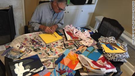 Washington Gov. Jay Inslee works on illustrating children&#39;s books for his grandchildren.