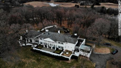 This aerial photo shows Irwin Jacobs&#39; home in Orono, Minnesota on Wednesday, April 20, 2019.