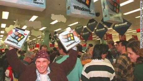 Early tech companies like Microsoft boomed during the 1990s, fueling huge stock market gains.