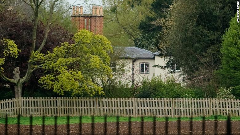 A general view of Frogmore Cottage in Windsor on April 10, 2019.