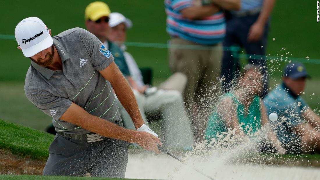 World No.2 Dustin Johnson finished strongly to end four under par, two off the lead. 