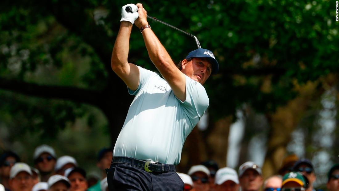 Veteran Phil Mickelson, 48, is chasing a fourth Green Jacket.  