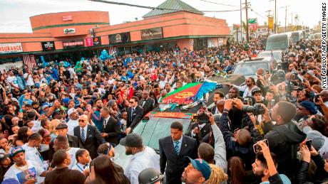 In April, the Los Angeles City Council renamed the intersection near Nipsey Hussle&#39;s clothing store in his honor.