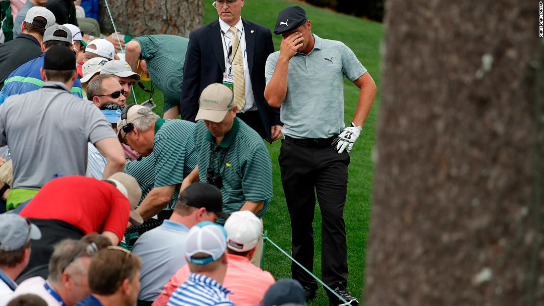 The other first round co-leader Bryson DeChambeau went backwards Friday.