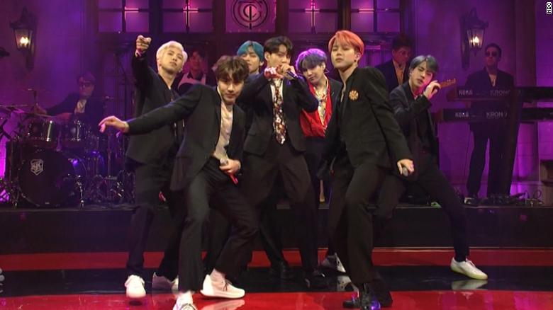 K-pop group BTS takes over 'SNL' 