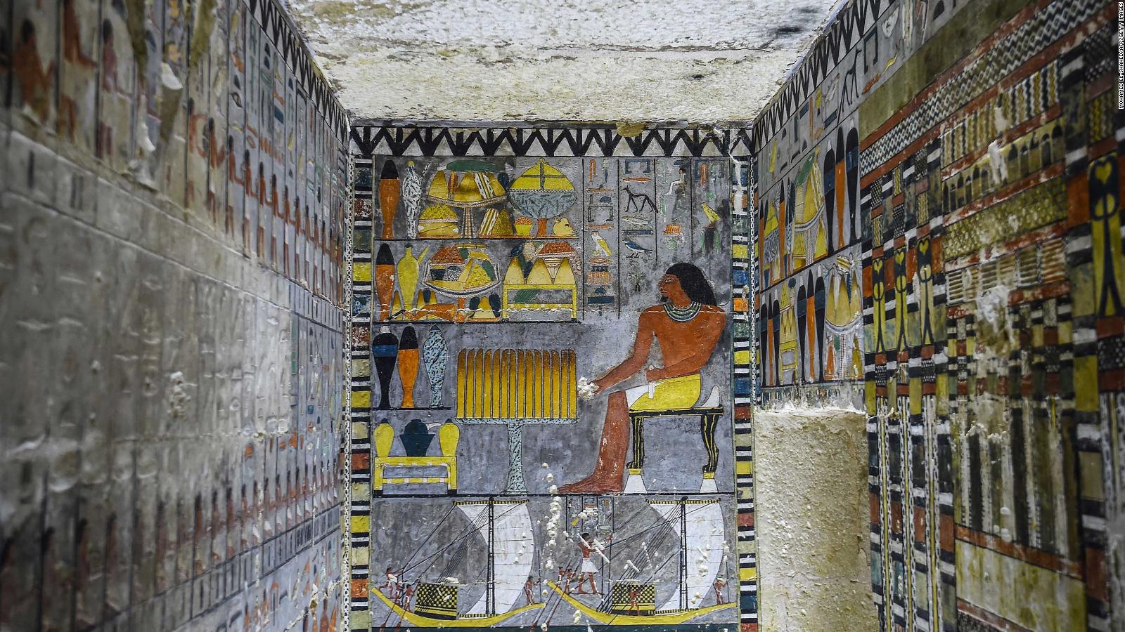Colorful 4 000 Year Old Tomb Unveiled In Egypt Cnn Video