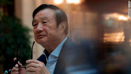 Ren Zhengfei, founder and CEO of Huawei, takes off his glasses during a round table meeting with the media in Shenzhen city, south China&#39;s Guangdong province, Tuesday, Jan. 15, 2019. The founder of network gear and smart phone supplier Huawei Technologies said the tech giant would reject requests from the Chinese government to disclose confidential information about its customers. (AP Photo/Vincent Yu)