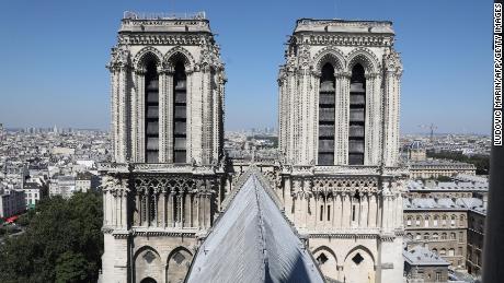 The cathedral&#39;s bell towers 