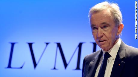 LVMH chief executive Bernard Arnault pictured in 2018.