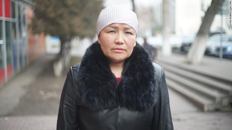 Former Xinjiang camp teacher Sayragul Sauytbay who fled to Almaty, Kazakhstan, to escape the Chinese government.