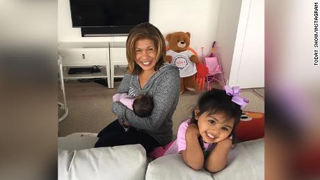 Hoda Kotb and her daughters. 