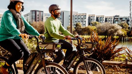 Lyft&#39;s Motivate brand operates e-bikes in New York, Washington DC, and the San Francisco Bay Area, above.