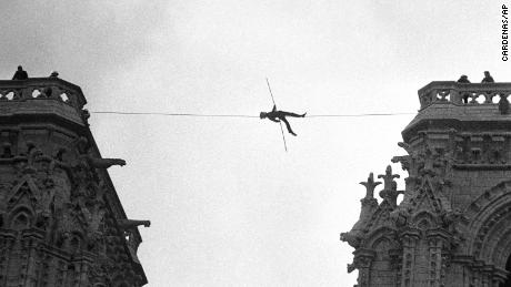 Coronations, protests and tightrope artists: A visual history of Notre Dame