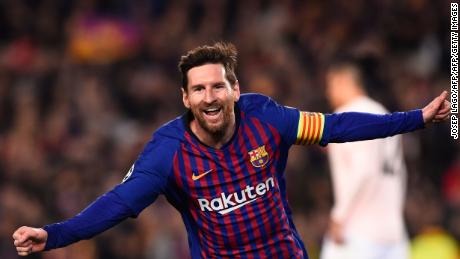 Lionel Messi won the tie for Barcelona in the first half.